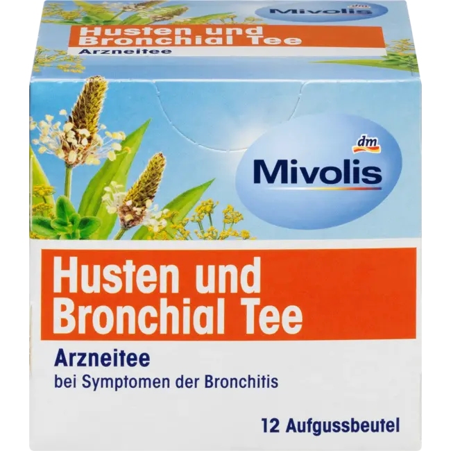 Mivolis Medicijnthee, Hoest & Bronchiale Thee (12 Zakjes) 24 g
