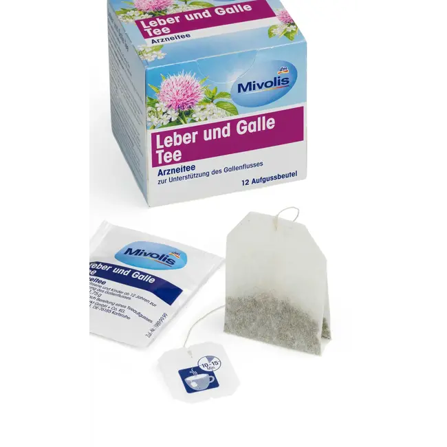 Mivolis Medicijnthee, Lever & Gal Thee (12 Zakjes) 21 g