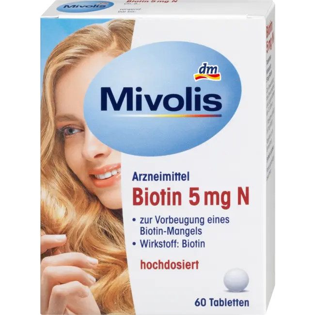 Mivolis Biotine 5 Mg N, Tabletten 60 St