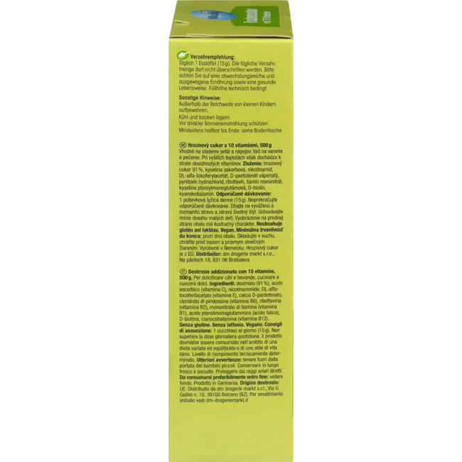 Mivolis Druivensuiker, 10 Vitaminen 500 g