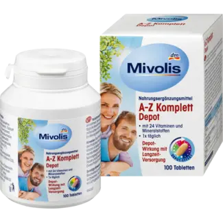 Mivolis Mivolis A-Z Compleet Depot, Tabletten, 100 St.