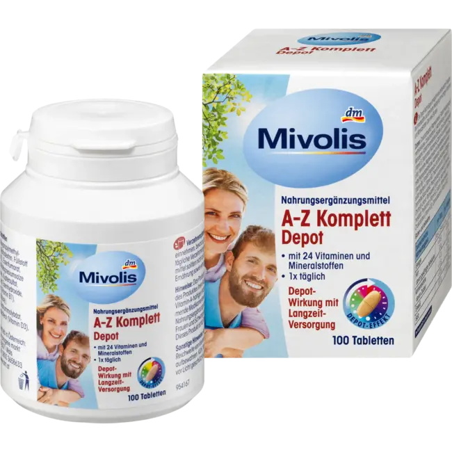 Mivolis A-Z Compleet Depot, Tabletten, 100 St. 138 g
