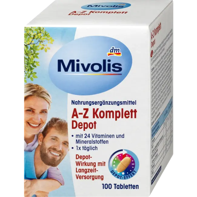 Mivolis A-Z Compleet Depot, Tabletten, 100 St. 138 g