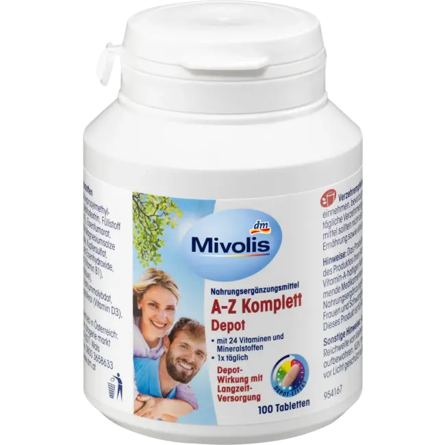 Mivolis A-Z Compleet Depot, Tabletten, 100 St. 138 g