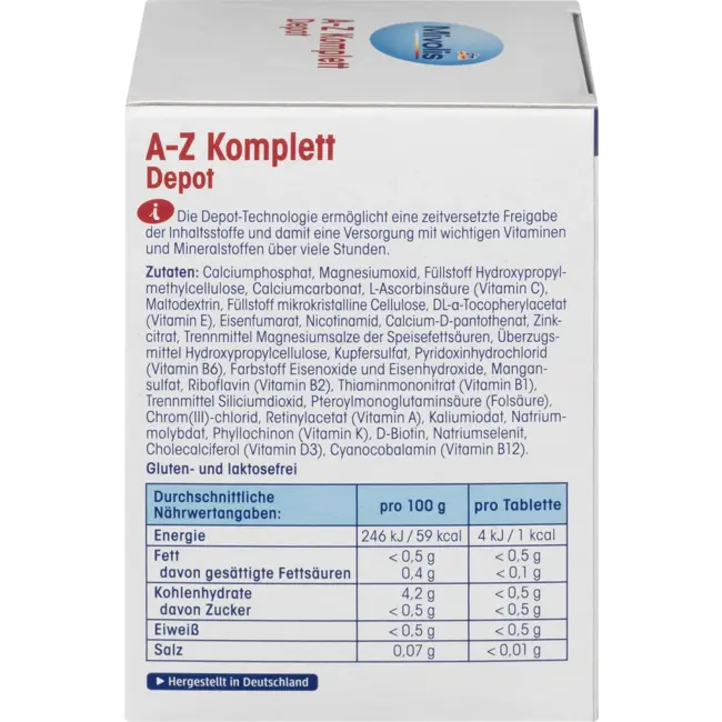 Mivolis A-Z Compleet Depot, Tabletten, 100 St. 138 g