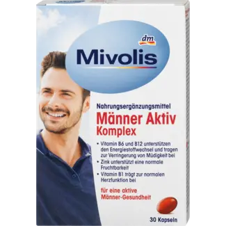 Mivolis Mivolis Mannen Actief Complex, Capsules, 30 St.