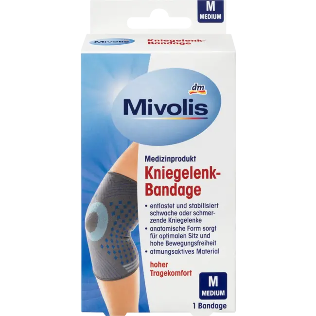 Mivolis Kniegewricht-bandage M 1 St