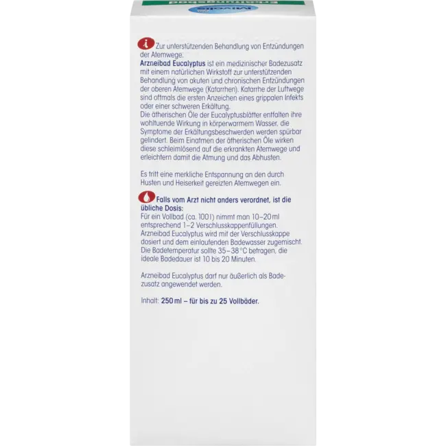 Mivolis Verkoudheidsbad, Geneeskrachtig Bad Eucalyptus 250 ml