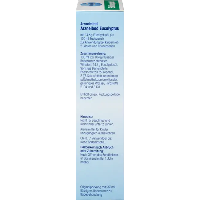 Mivolis Verkoudheidsbad, Geneeskrachtig Bad Eucalyptus 250 ml