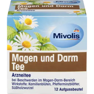 Mivolis Mivolis Medicijnthee, Maag & Darm Thee (12 Zakjes)