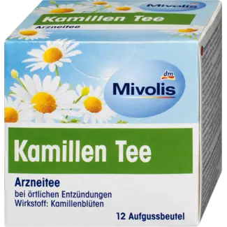 Mivolis Mivolis Medicinale Thee, Kamille Thee (12 Zakjes)