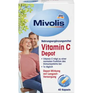 Mivolis Mivolis Vitamine C Depot, Capsules 40 St.
