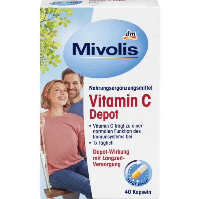 Mivolis Vitamine C Depot, Capsules 40 St. 22 g