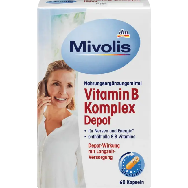 Mivolis Vitamine B Complex Depot, Capsules 60 St. 33 g