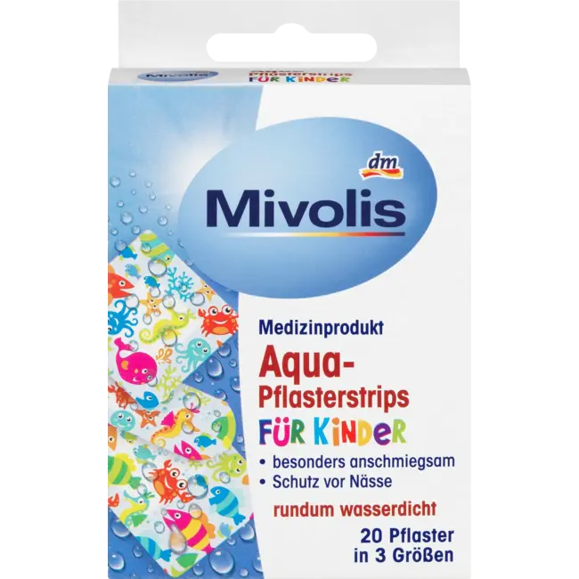 Mivolis Aquapleisterstrips Voor Kinderen 20 St