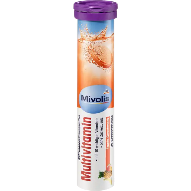 Mivolis Multivitamine Bruistabletten, 20 St 82 g