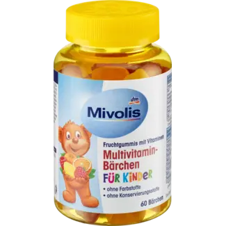 Mivolis Mivolis Multivitamineberen Voor Kinderen, Gummies, 60 St.