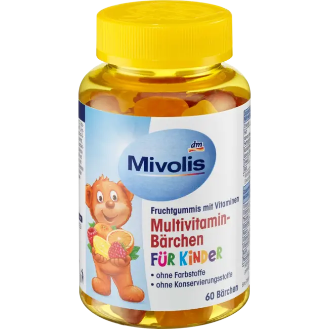 Mivolis Multivitamineberen Voor Kinderen, Gummies, 60 St. 120 g