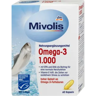 Mivolis Mivolis Omega-3 1000, Capsules 60 St.