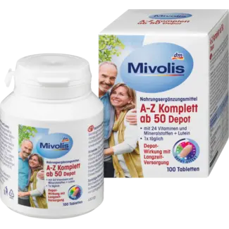 Mivolis Mivolis A-Z Compleet Depot Vanaf 50, 100 Tabletten