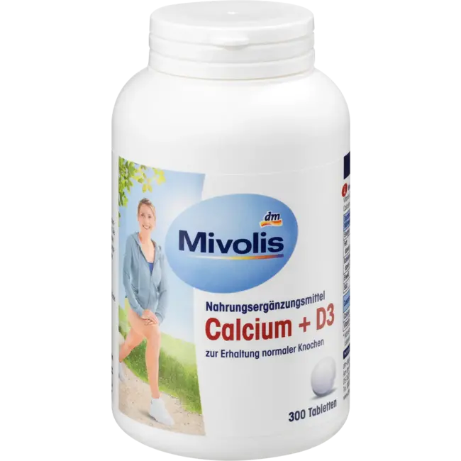 Mivolis Calcium + D3 Tabletten, 300 St. 270 g