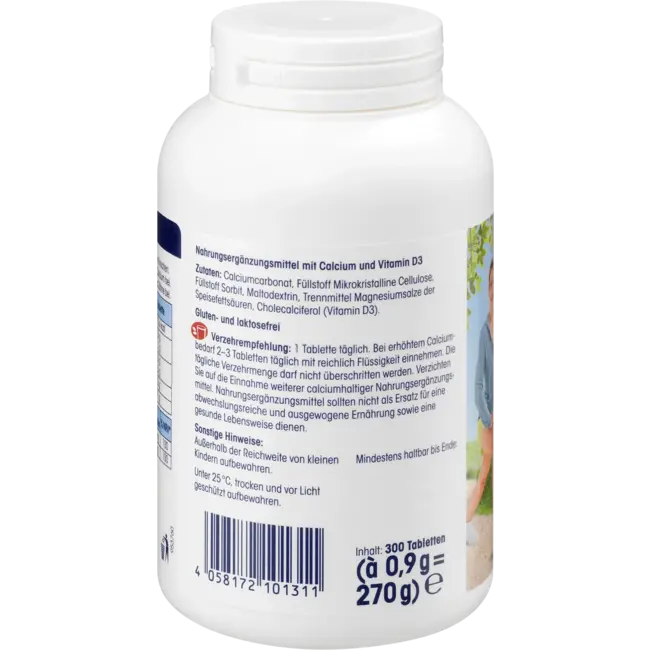 Mivolis Calcium + D3 Tabletten, 300 St. 270 g