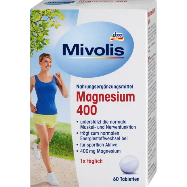 Mivolis Magnesium 400, 60 tabletten 54 g