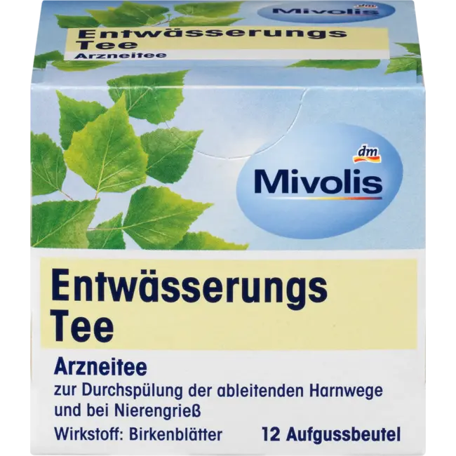 Mivolis Medicijnthee, Drainagethee (12 Zakjes) 24 g