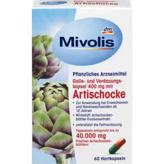 Mivolis Mivolis Gal- En Spijsverteringscapsule 400 Mg Met Artisjok