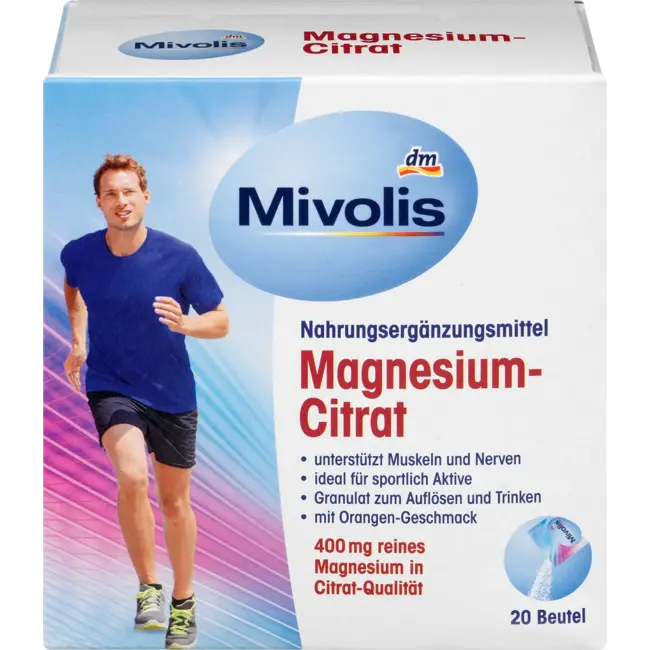 Mivolis Magnesium-citraat, Granulaat 20 Btl. 120 g