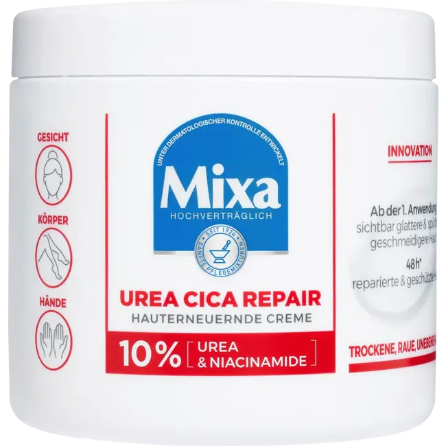 Mixa Verzorgingscrème 10% Urea Cica Repair 400ml