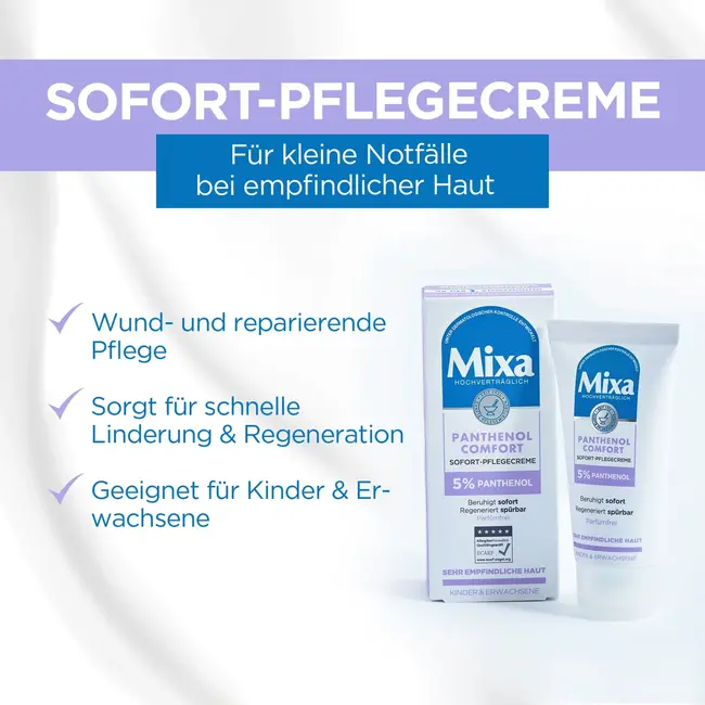 Mixa Verzorgingscrème Panthenol Comfort 50ml