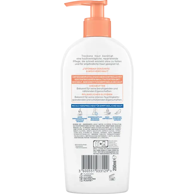 Mixa Body Milk Shea Ultra Soft 250ml