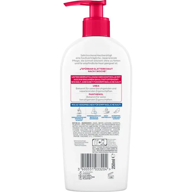 Mixa Body Milk Urea Cica Repair 250ml