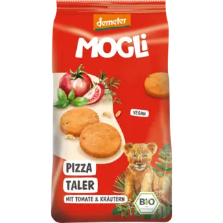 MOGLi MOGLi Kindersnack Pizza Muntjes Tomaten & Kruiden