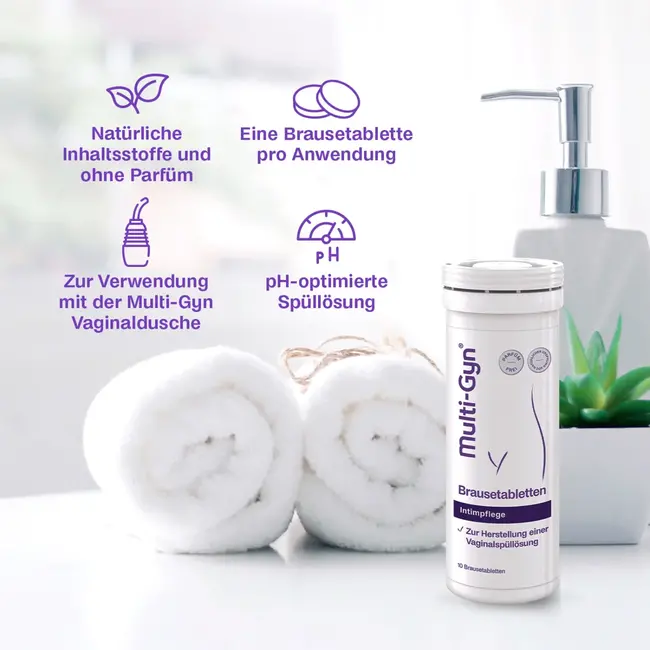 Multi-Gyn Bruistabletten Voor Vaginale Spoeloplossing 10 St