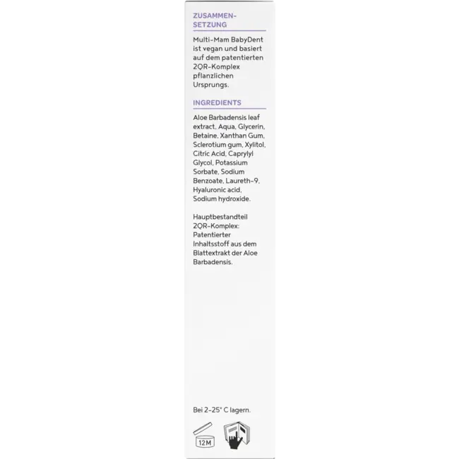 MULTI-MAM Tandgel Babydent 15 ml