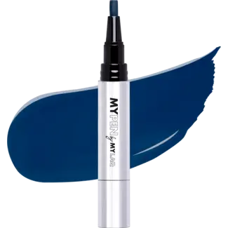 MYLAQ MYLAQ UV Nagellak My Pen 3in1 My Easy Dark Blue
