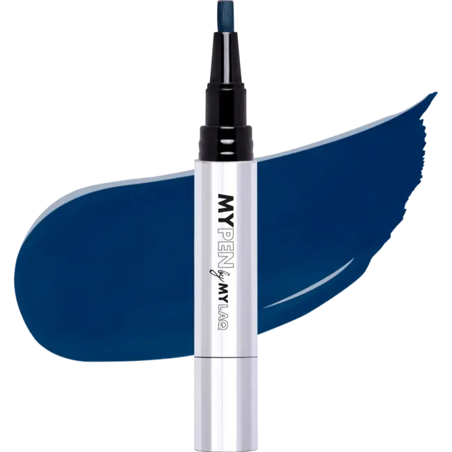 MYLAQ UV Nagellak My Pen 3in1 My Easy Dark Blue 3.7 ml