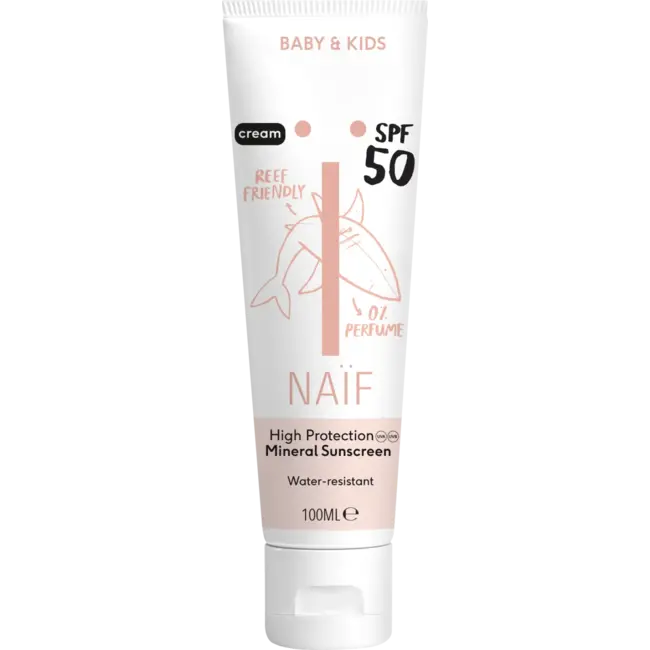 NAIF Zonnebrandcrème Kids Parfumvrij SPF 50 100 ml