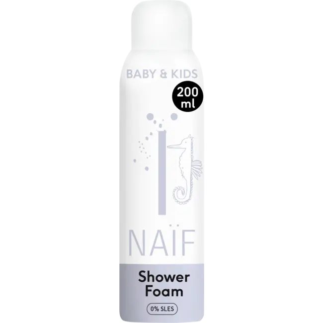 NAIF Baby & Kinderen Doucheschuim Verzorgend 200 ml