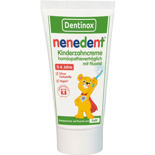 nenedent Tandpasta Kinderen Met Fluoride, 0-6 Jaar 50 ml