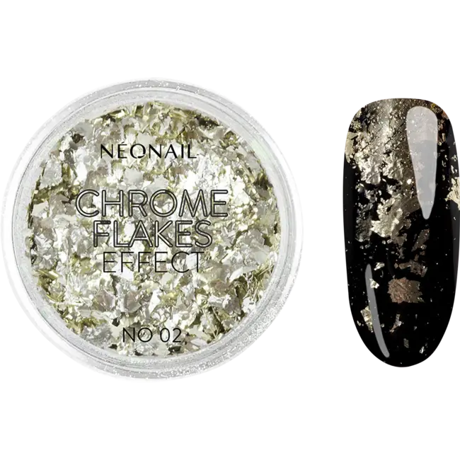 NÉONAIL Nail Art Powder Chrome Flakes Effect 02 0.5 g