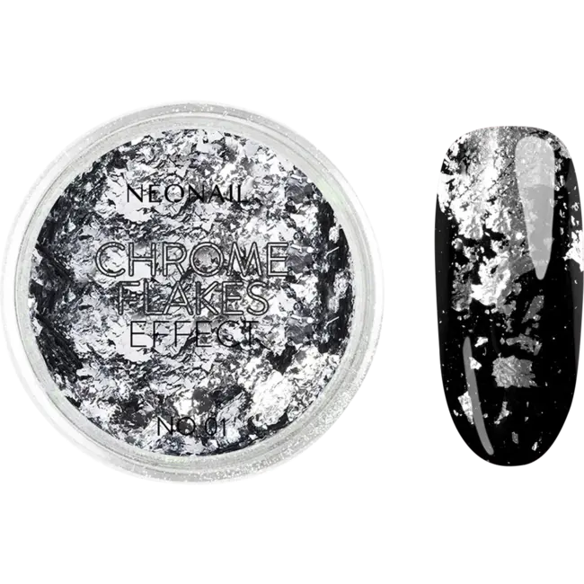 NÉONAIL Nail Art Powder Chrome Flakes Effect 01 0.5 g