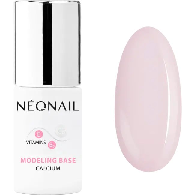 NÉONAIL UV Nagellak Modeling Base Calcium Basic Pink 7.2 ml