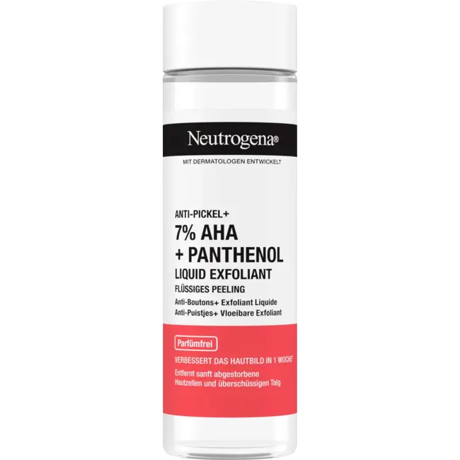 Neutrogena Anti Puistjes+ Peeling Liquid Aha+Panthenol 125 ml