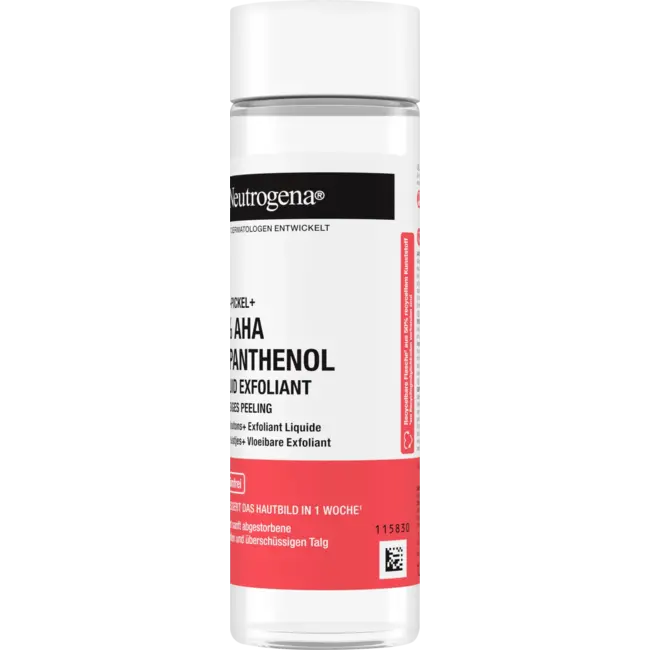Neutrogena Anti Puistjes+ Peeling Liquid Aha+Panthenol 125 ml