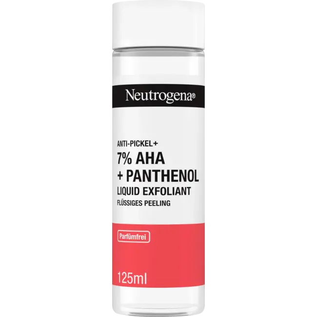 Neutrogena Anti Puistjes+ Peeling Liquid Aha+Panthenol 125 ml