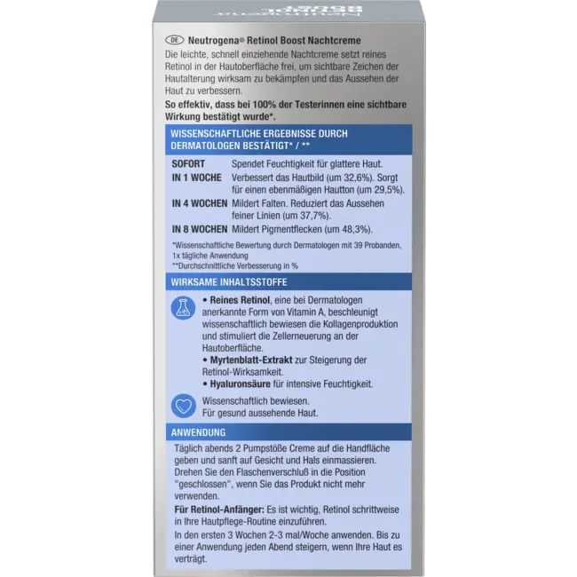 Neutrogena Anti Age Nachtcreme Retinol Boost 50 ml