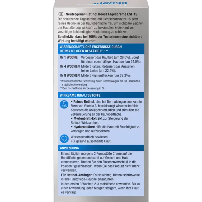 Neutrogena Anti Age Gesichtscreme Retinol Boost LSF 15 50 ml